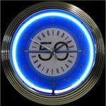 Thunderbird 50th Anniversary Neon Wall Clock- OUT OF STOCK!