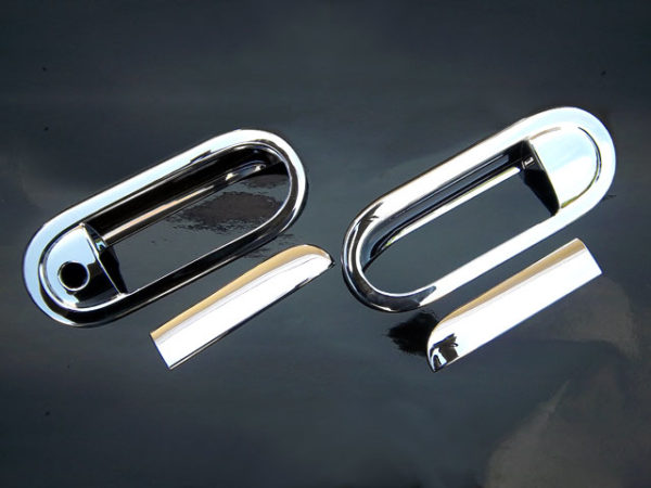 chrome plated door handle trim