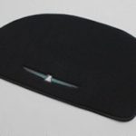 2002 to 2005 Ford Thunderbird Embroidered Trunk Floor Mat in Charcoal Gray