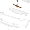 Thunderbird OEM Front Bumper Emblem - 2002-2005 - Image 3
