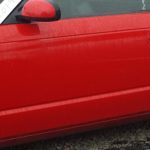 2002 to 2005 Ford Thunderbird OEM Exterior Door Torch Red