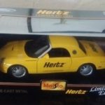 2002 Thunderbird 1/25th Scale Die Cast -'Hertz' Special Edition