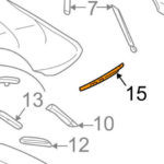 OEM Thunderbird Soft Top Side Molding/Strap - 2002-2005