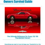 2002 to 2005 Thunderbird Owners Survival Guide Book
