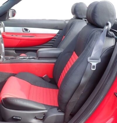 2002 Thunderbird Seats with Torch Red Insert